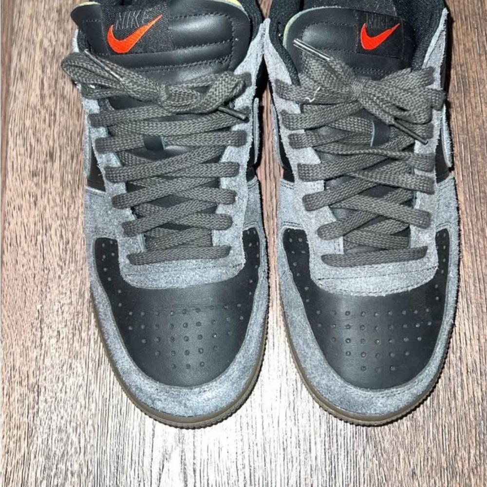 This is a Nike Terminator Low in a "Medium Ash"